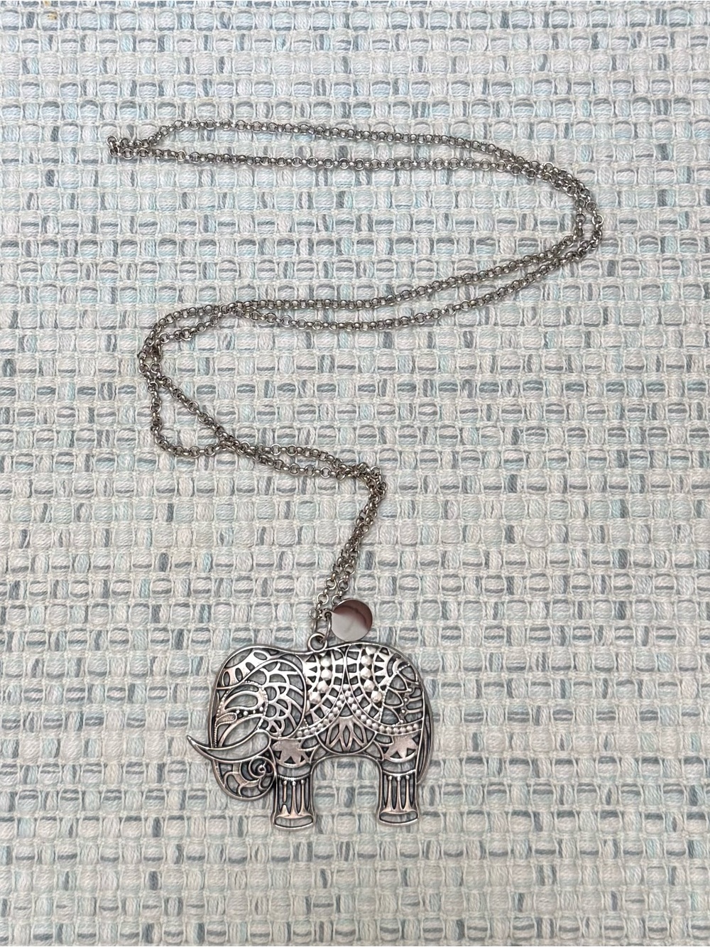 Silver Elephant Pendant Necklace - Elegant Women’s Jewelry